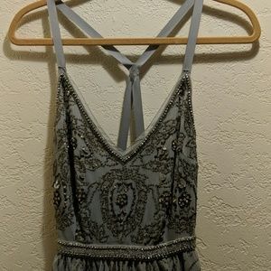 Beaded Kimchi Blue Minidress